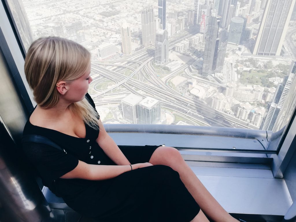 Blick vom Burj Khalifa in Dubai